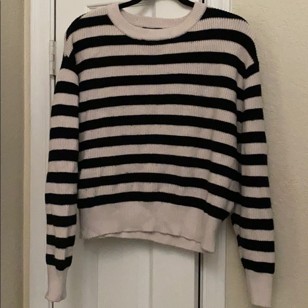 Striped Knit Sweater
